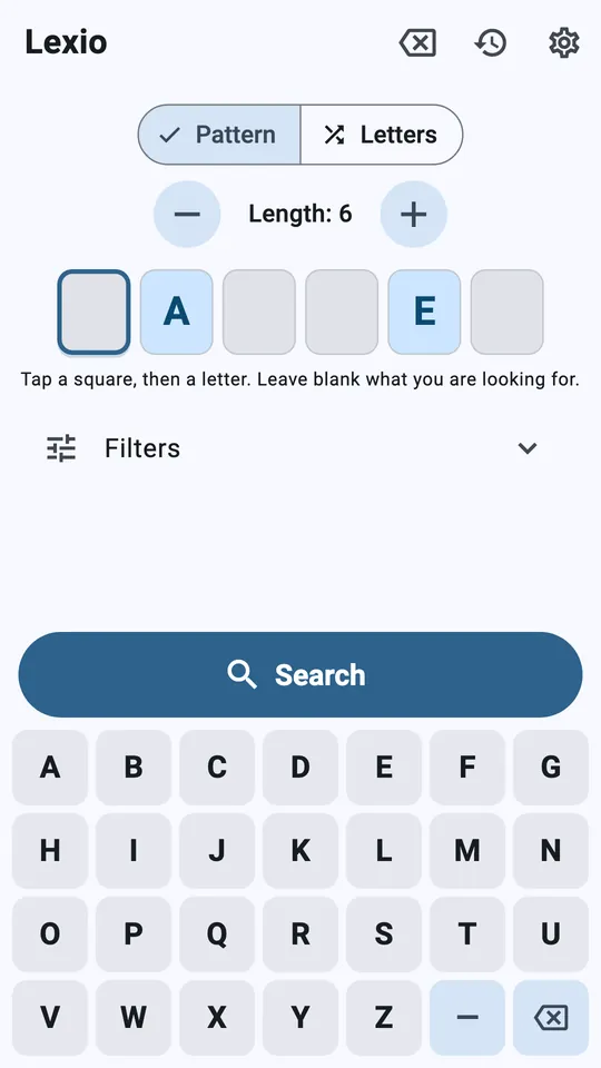 Crossword Solver & Word Finder — 1