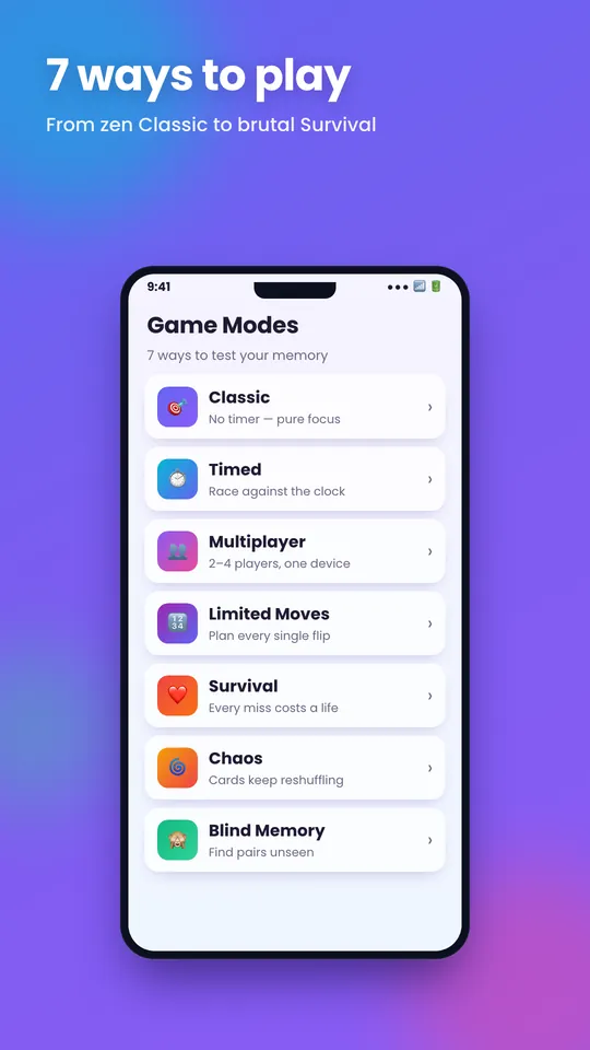 Memory Game — 3